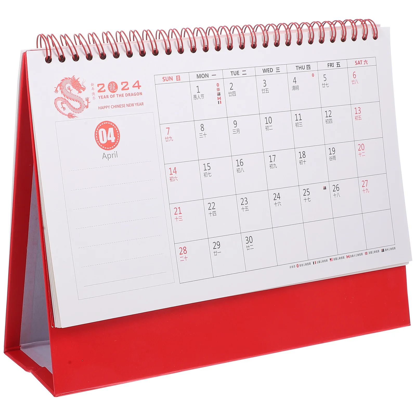 

2024 Desk Calendar Home Decor Decorative Daily Use Monthly Table Ornament Paper Office Gift
