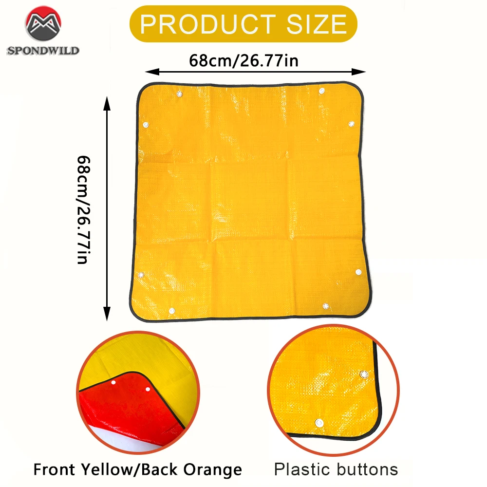 Foldable Waterproof Planting Mat Set - Reusable Gardening and Potting Pad