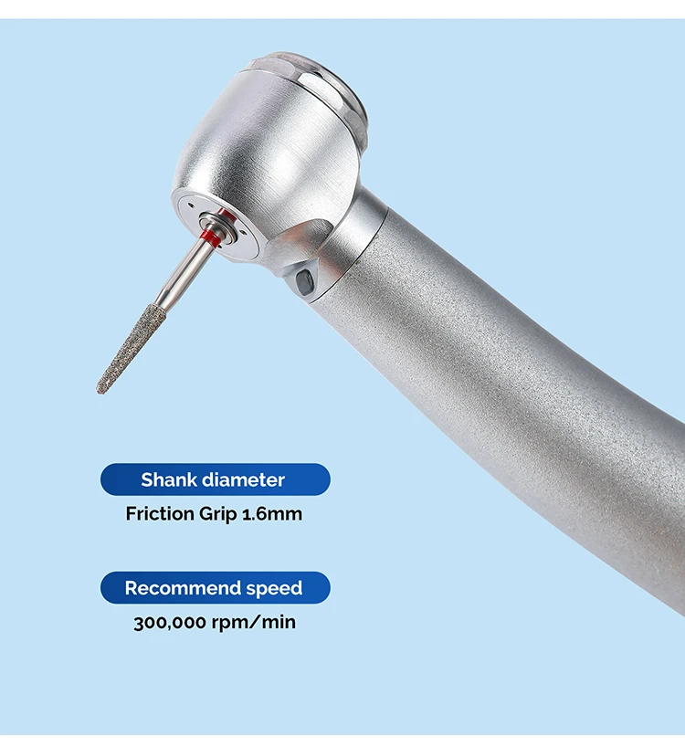 5 Boxen AZDENT Dental Diamond Bur Cutting Zirconia Burs Kit Reibungsgriff FG 1,6 mm für Hochgeschwindigkeitshandstück Zahnmedizinwerkzeug – Detail 3