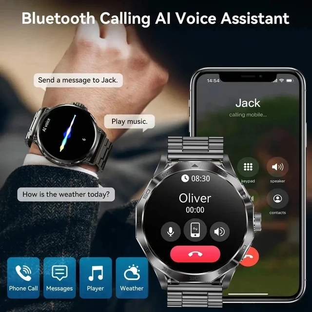 남성을 위한 첨단 GPS 트랙 NFC 스마트워치