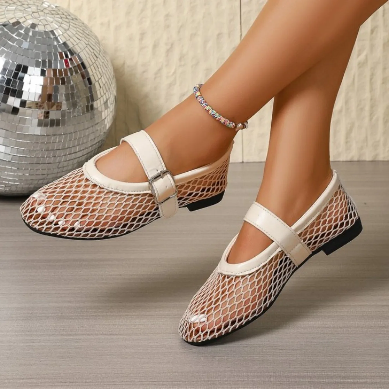 Sandalias de malla transpirable para mujer playa y exterior_voghion.com