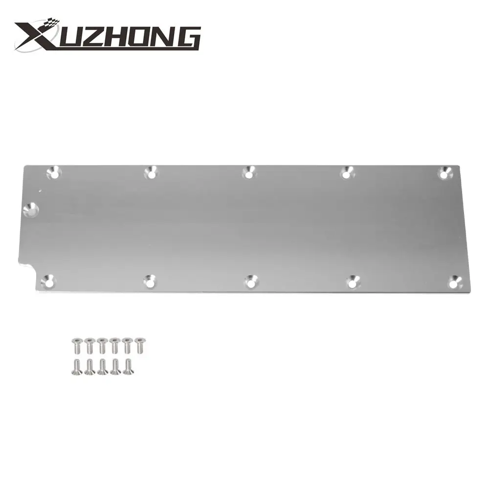

New Arrived LS Gen4 Billet Valley Pan Cover Plate Aluminum Low Profile Knock Sensor L99 LS2 LS7 Silver Easier To Install