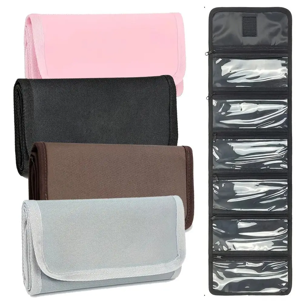 

Складной кошелек для денег с 6 отделениями на молнии, подарки, портативный органайзер для наличных, водонепроницаемый кошелек для денег