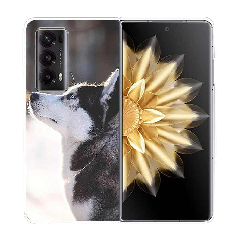 Durable Clear Hard Shell Phone Case - Shockproof & Foldable Design