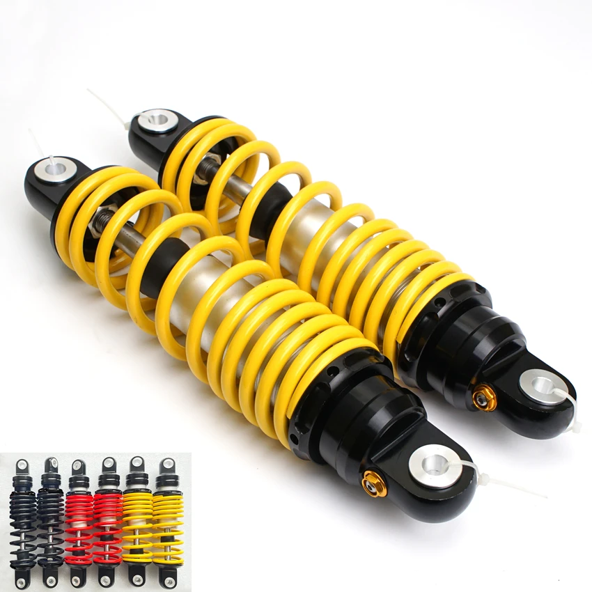 Motorrad 245 250 265mm Stoßdämpfer Hinten Suspension Runde Hydraulische Öl  GAS Einstellen NIU Scooter Dirt Pocket Bike Quad pitbike - AliExpress