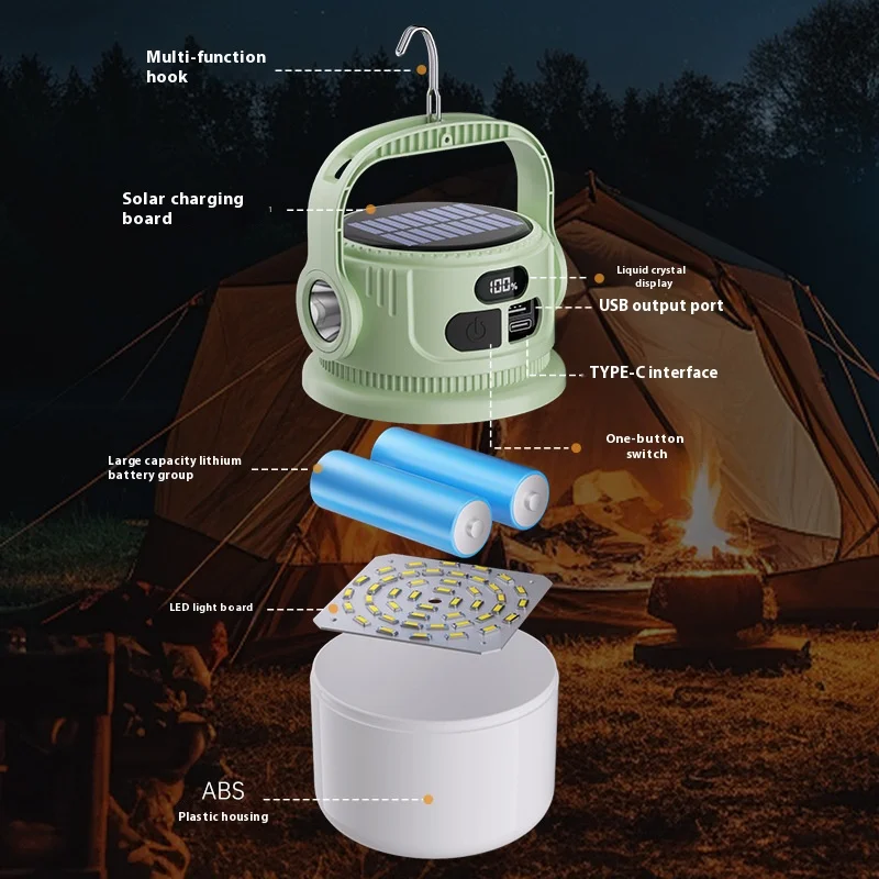 LED Solar Bulb Light Rechargeable Portable Lanterns Waterproof Outdoor Night Market Camping Tent Outage Emergency Lamp 5 LED Solar Bulb Light Rechargeable Portable Lanterns Waterproof Outdoor Night Market Camping Tent Outage Emergency Lamp 5