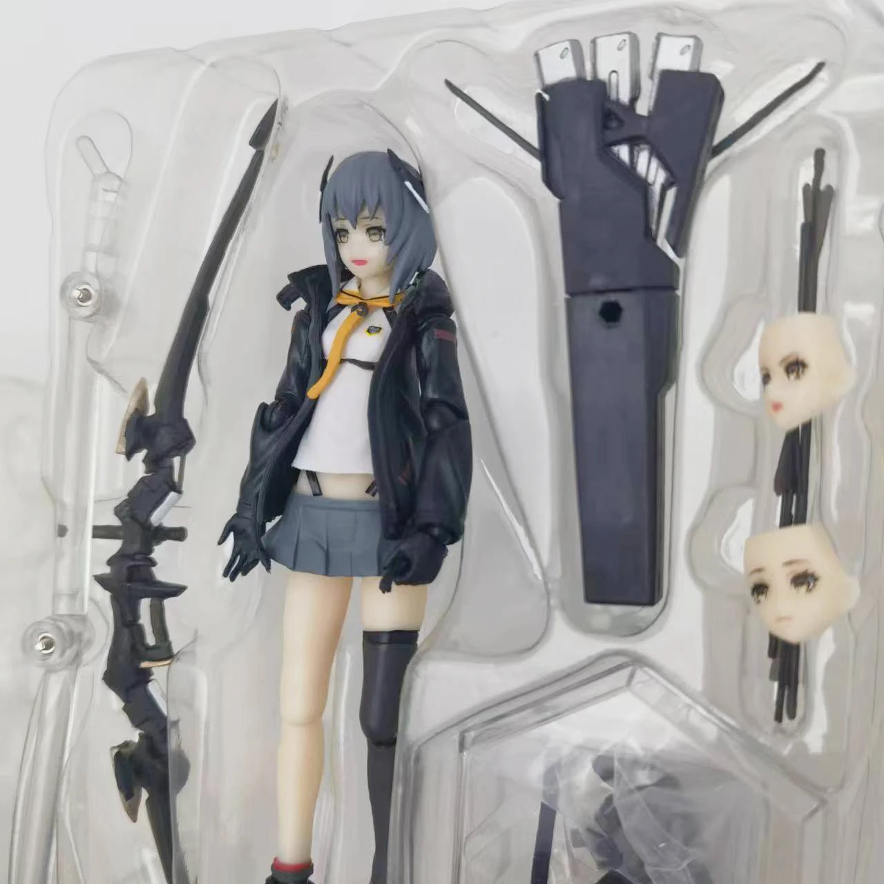 学生のアクションフィギュア,女の子の学校の学生のモデル,16cm