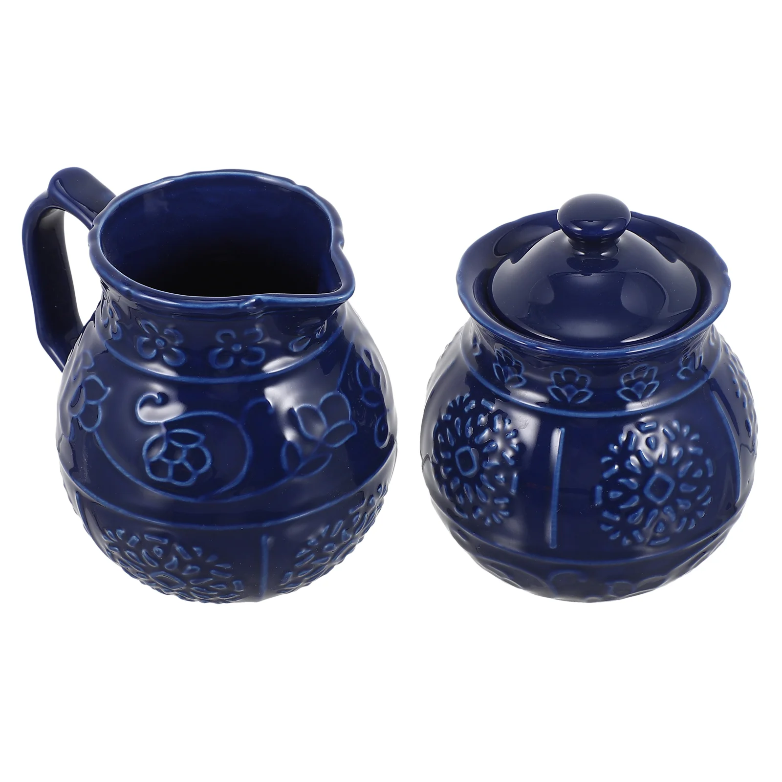 1 Set Classical Suagr Sealed Jar Oval Shaped Ceramic Suagr Tank Kitchen