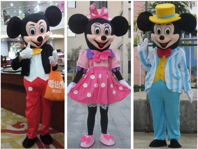 ホットセール ミッキー ミニー マウス 漫画キャラクターコスチューム