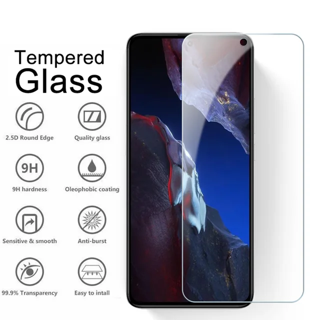 6-in-1 For Xiaomi Poco F5 Glass Poco F5 Pro F 5 Tempered Glass 9H HD Full  Cover Glue Phone Screen Protector Poco F5 Lens Glass - AliExpress