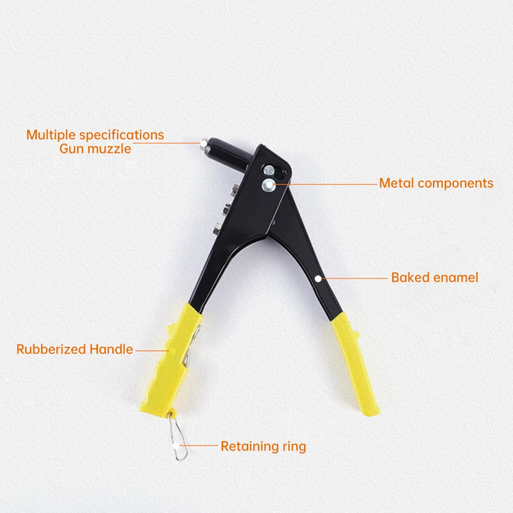 2.4/3.2/4.0/4.8mm Riveter Gun Industrial Core Pulling Rivet Gun Household Manual Rivet Assembly Repair Kit