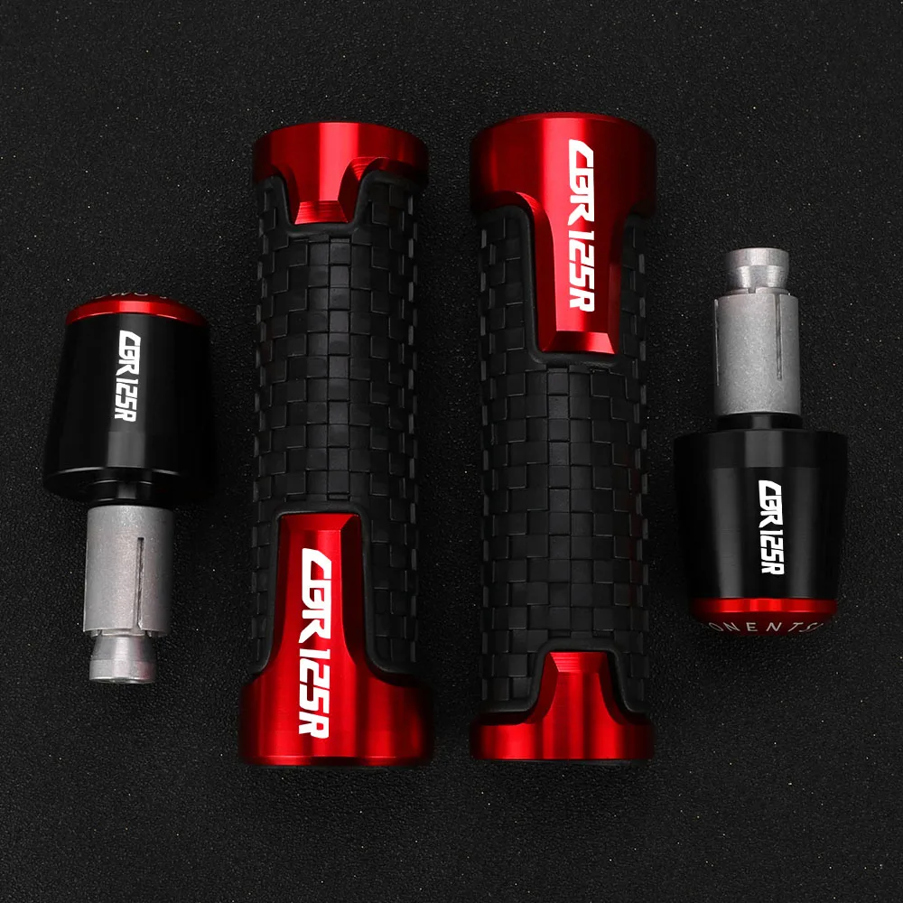 

FOR HONDA CBR125R CBR 125R CBR125 R 2004-2022 2021 2020 7/8"22MM Handlebar Grips Handle Bar Cap End Plugs Motorcycle Accessories