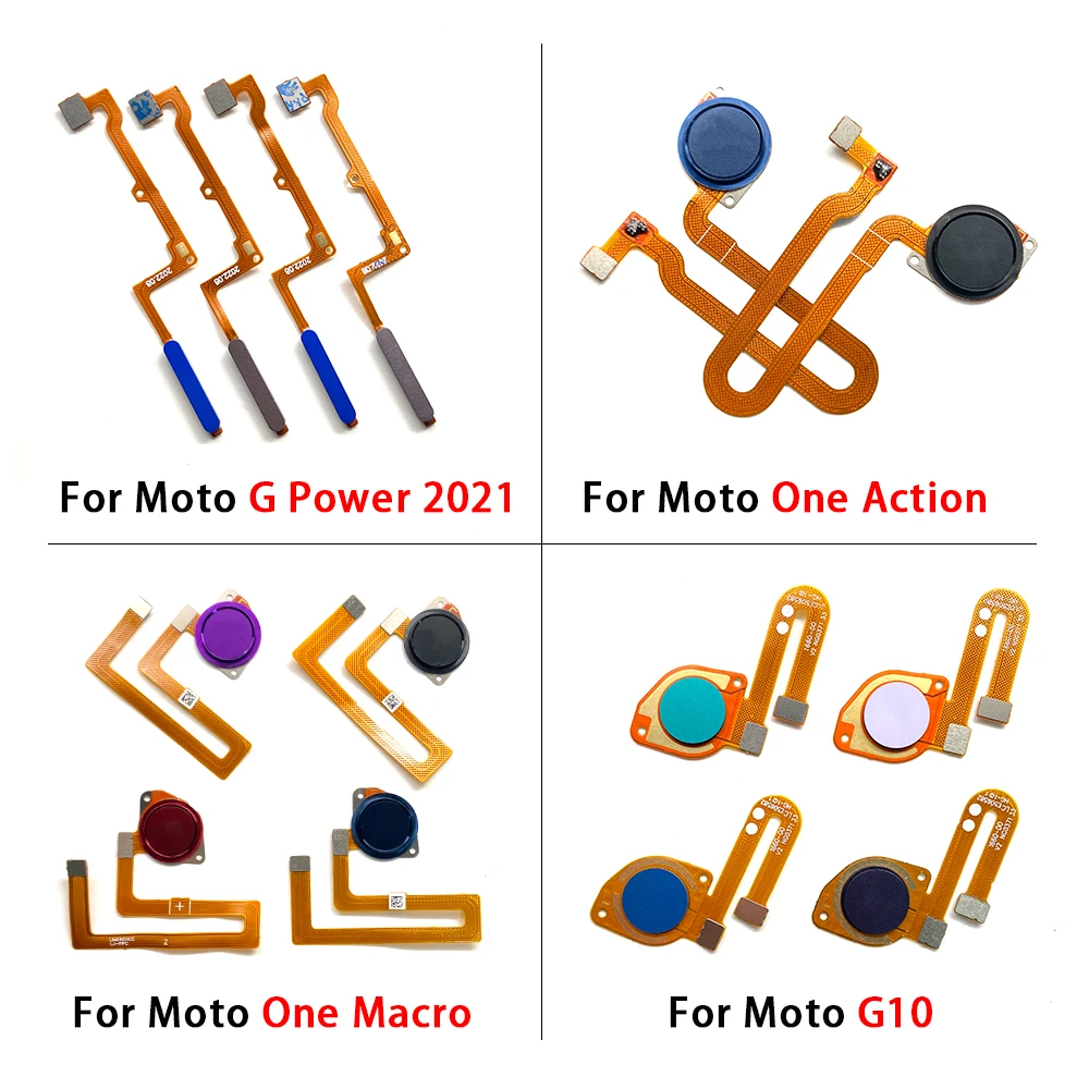 

Сканер отпечатков пальцев для Moto One Action Macro G10 G Power 2021 отпечаток пальца гибкий сенсор Главная Кнопка ридер сенсорная ID клавиша гибкий кабель