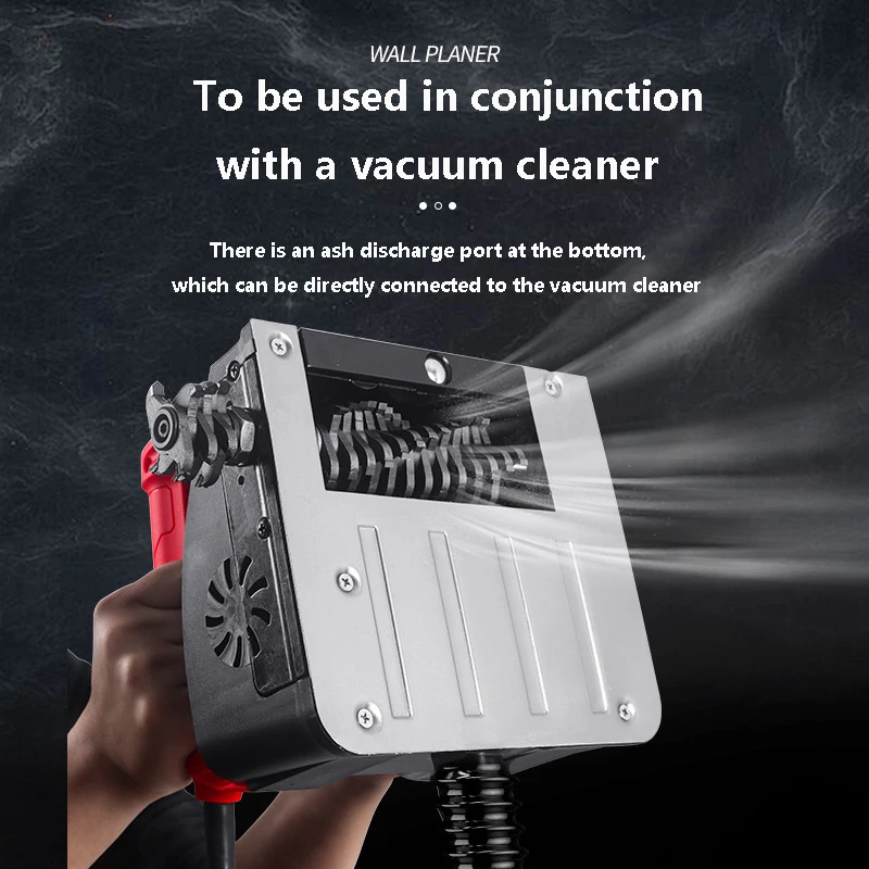 Wall Planer 1180W Wall Shovel Renovation Plane Rough Planer Old Wall Refurbishment Dust-Free Wall Planer 4