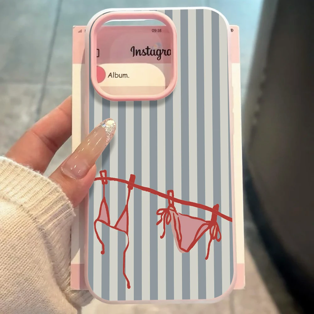Vibrant Candy Colors Striped Phone Case Cover