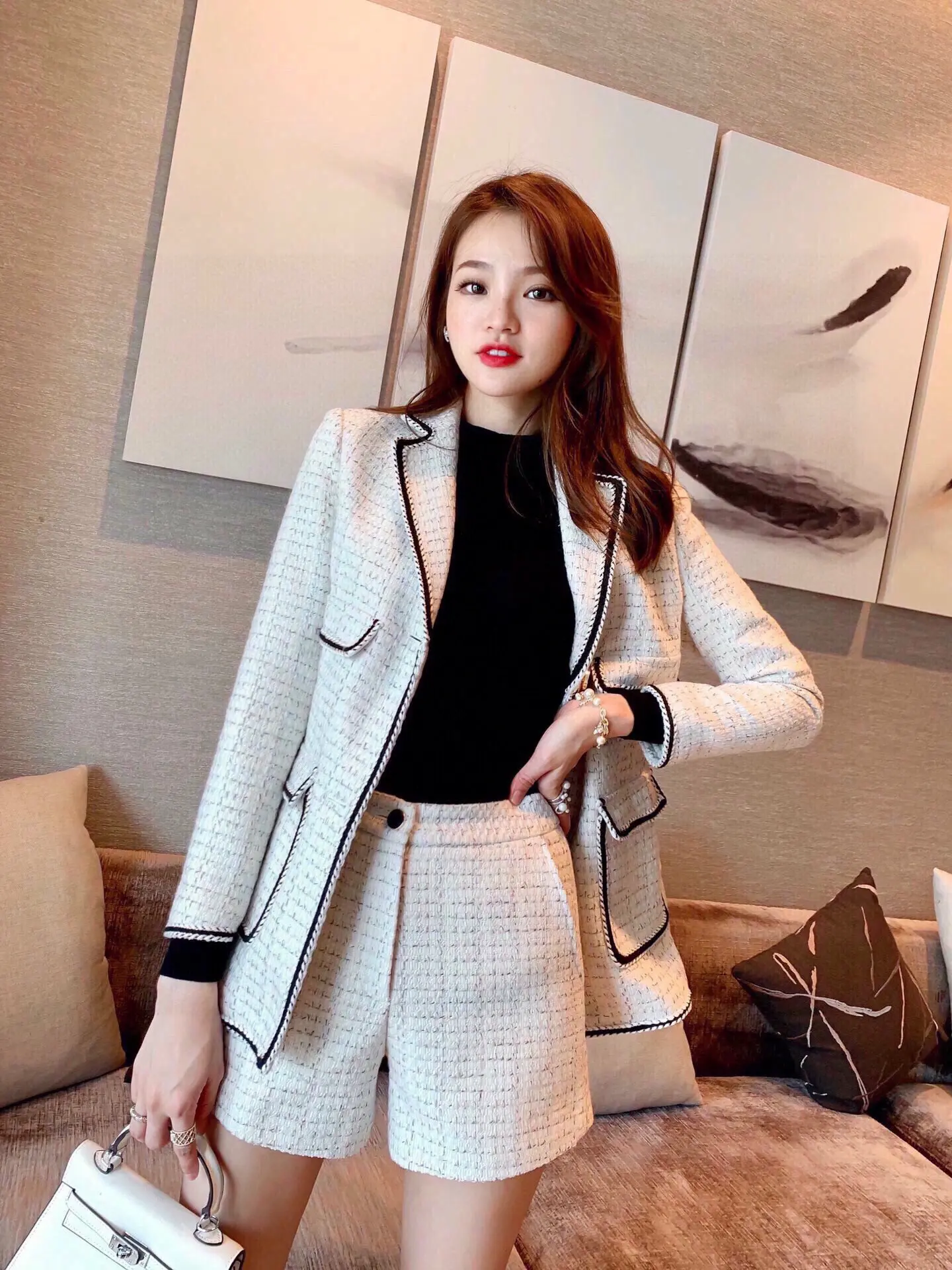 

2023 Autumn/Winter Fashion New Women's Clothing Ribbon Set 0912
