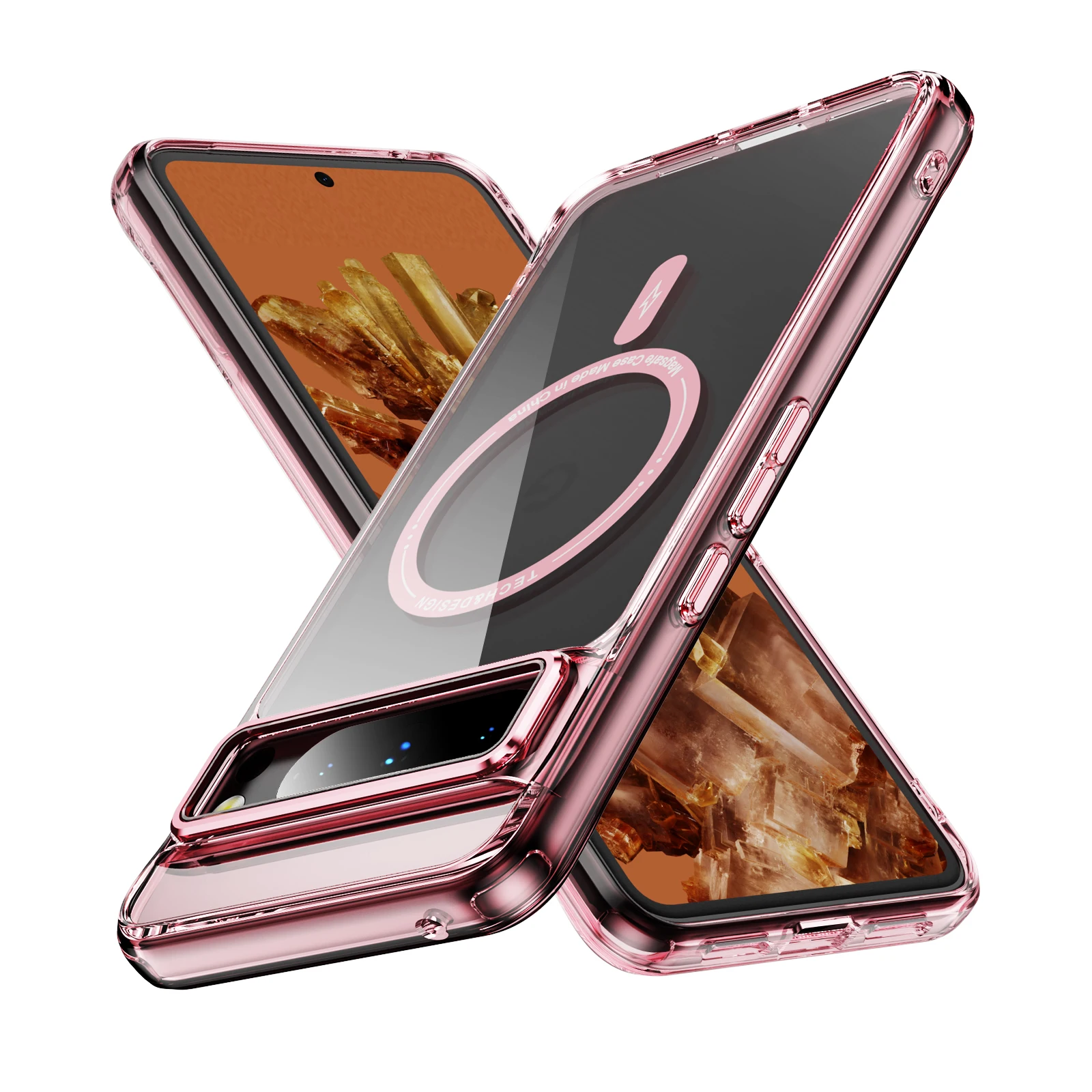 Clear Magnetic Phone Case with Shockproof Slim Protection