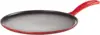 Creuset Enameled Cast Iron Crepe Pan with Rateau and Spatula, 10.75", Cerise 3