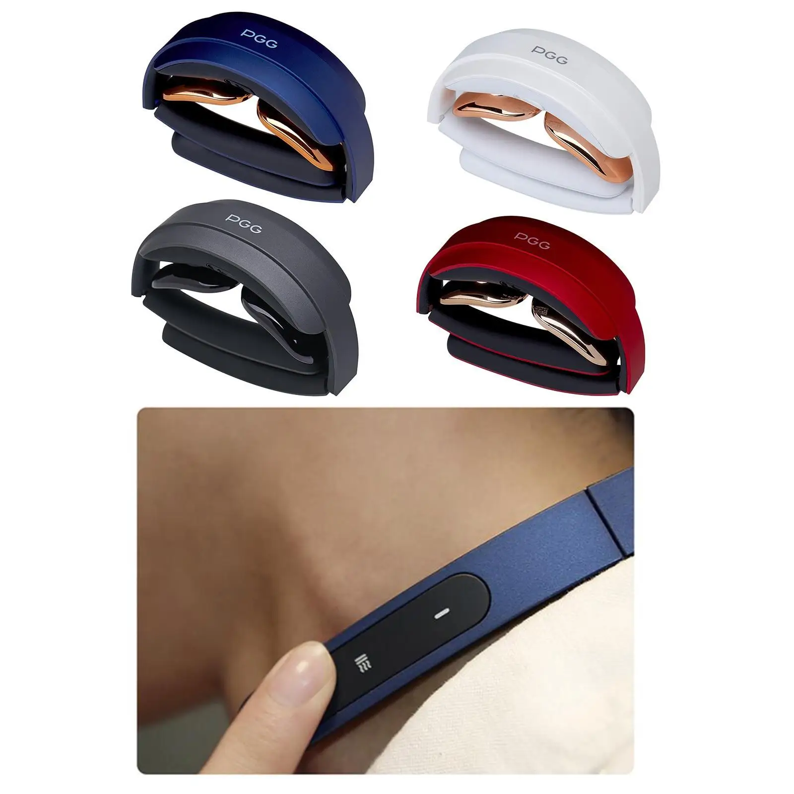 

Foldable Cervical Neck Massager with Heat Neck Shoulder Relax Massaging