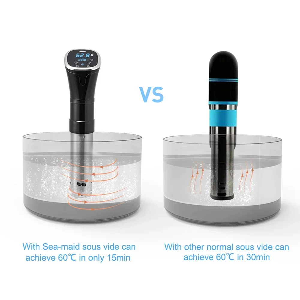 IPX7 Waterproof Electric Digital Timer Control Sous Vide Immersion Circulator Slow Cooker Wifi