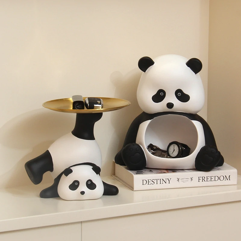 Panda Ornaments Panda Storage Box Storage Rack Lovely Home Decoration Gift AliExpress
