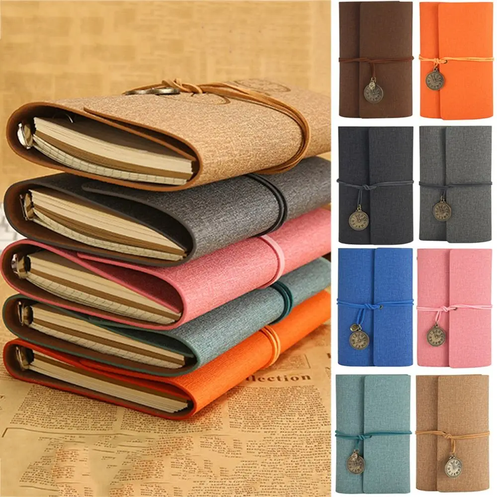 

A6 Loose-Leaf Notebook High-quality Stationery 4 Inner Cores Notepad Multiple Applications Ledger Book Students