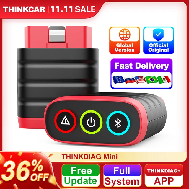 THINKCAR THINKDIAG MINI Auto OBD2 Scanner Full Systems Diagnostics All Car Lifetime Free Automotive Diagnosis Scan Tools 1