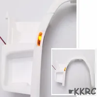 For 1/14 Tamiya Truck Tractor Scania 56368 770s 1 Pair Front Wheel Eyebrow Lamp Lights Holder DIY RC Cars Upgrade Accessories 2