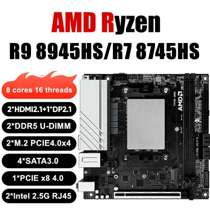 Kontronマザーボードまとめ4個 Topton-Mini-itxマザーボード、amd ryzen 7 8845hs 9 7940hs、8