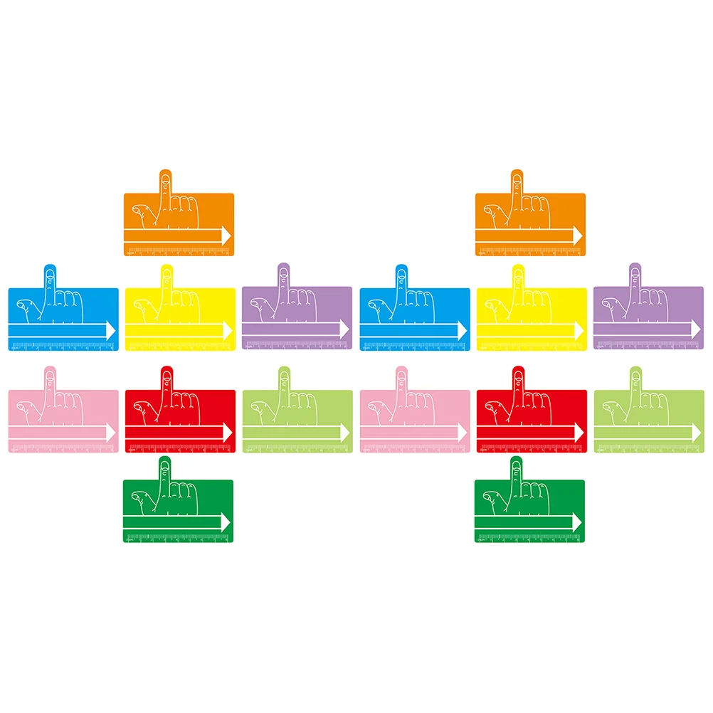 

16 Pcs Bookmark Bookmarks for Kids Dyslexia Tool Supplies Finger Focus Reading Pad Handwriting Tools Abs Child