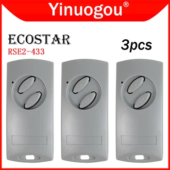 3PCS ECOSTAR RSE2-433 RSE2 RSC2 RSZ1 Garage Door Remote Control 433.92MHz For Liftronic 500 700 800 Portronic D2500 S4000 D5000 1