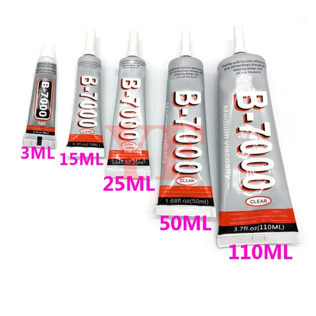 15ML 25ML 50ML 110ML B7000 Glue Clear Contact Phone Repair Adhesive  Universal Glass Plastic DIY B-7000 With Precision Applicator - AliExpress