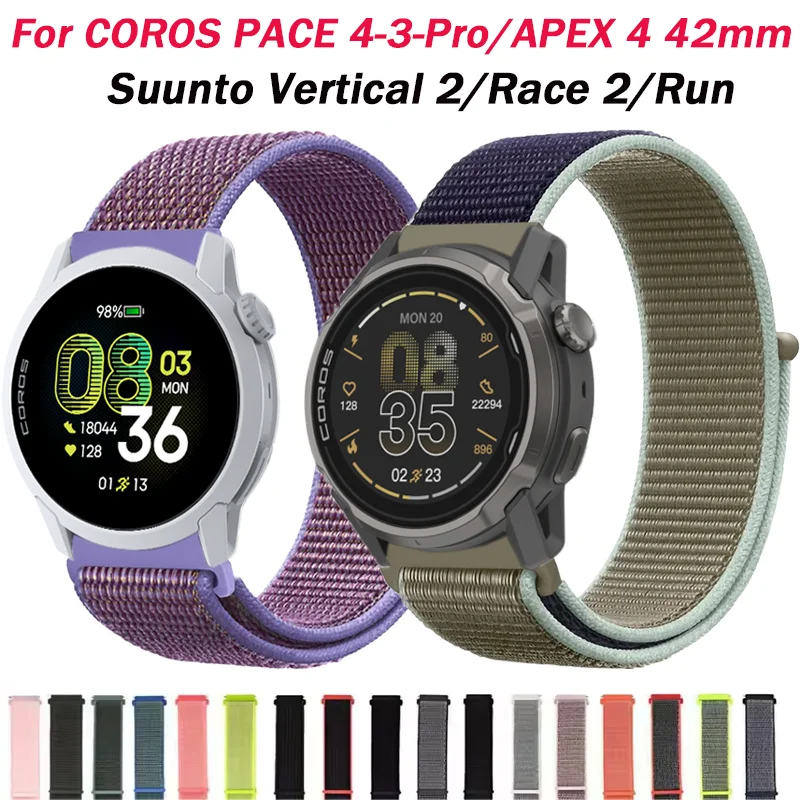 Nylon Loop Strap - 20mm/22mm Adjustable Sports Watch Band