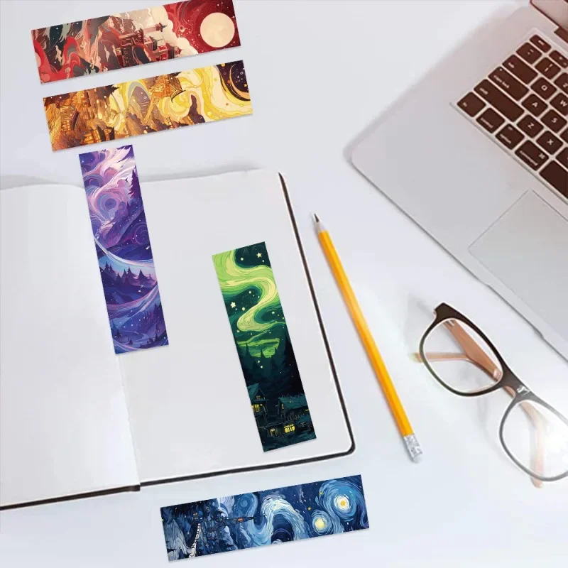 30pcs Dreams Series Bookmark Reading Book Mark Vintage Scenery Book Page Marker Stationery Supplies Children Gifts