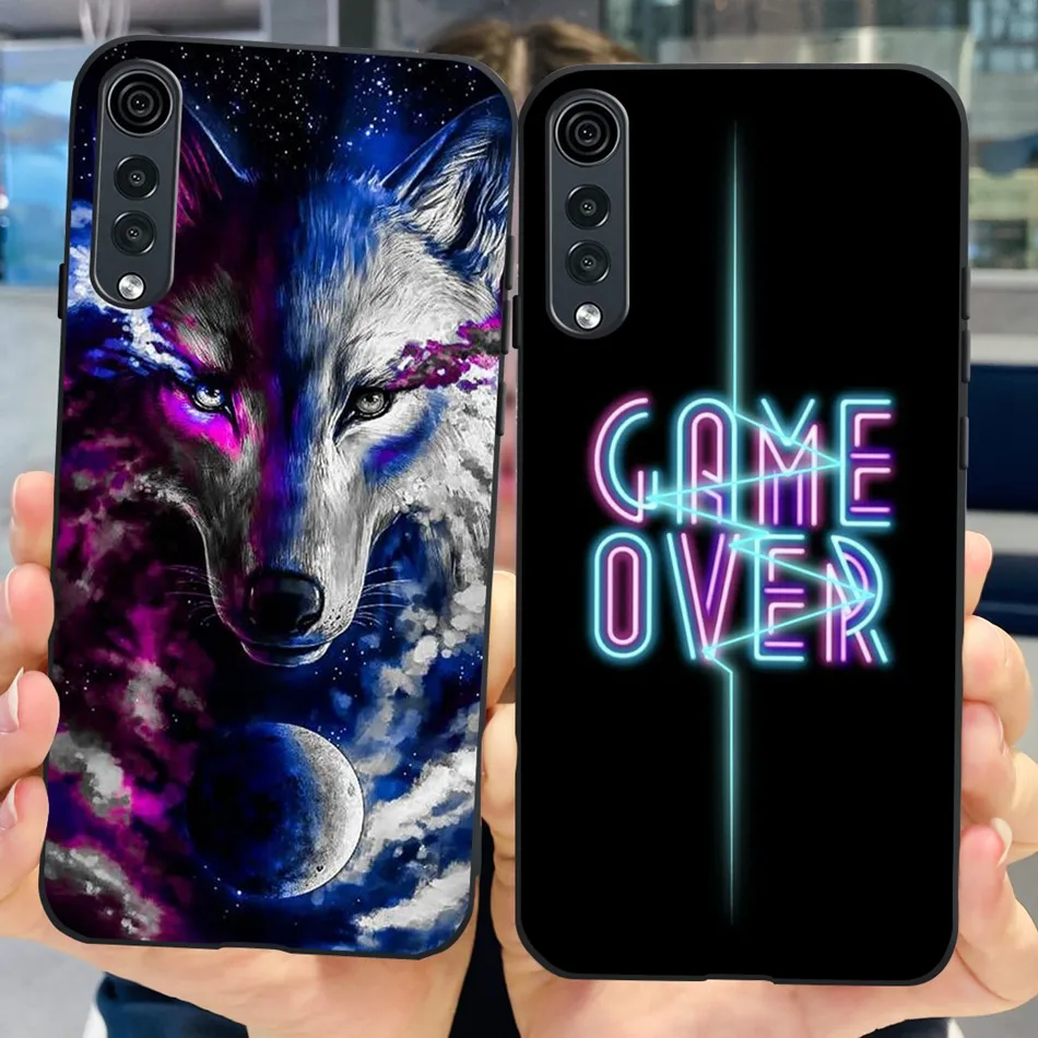 Elegante Custodia Per Telefono Per Lg Velvet Soft Tpu Cover Posteriore In Silicone Nero Per Lg Velvet 5G Uw G900 G900N G900V G910Emw
