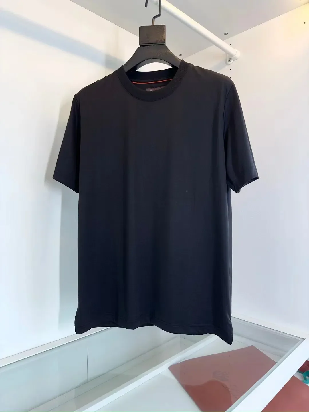 

BILLIONAIRE SIJITONGDA Shirt silk men 2024 summer new short sleeve breathable thin embroidery quality big size M-2XL