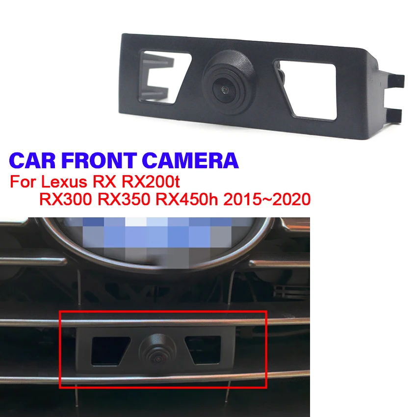 

CCD Car Front View Parking Night Vision Positive Waterproof Logo Camera For Lexus RX RX200t RX300 RX350 RX450h 2015~2019 2020