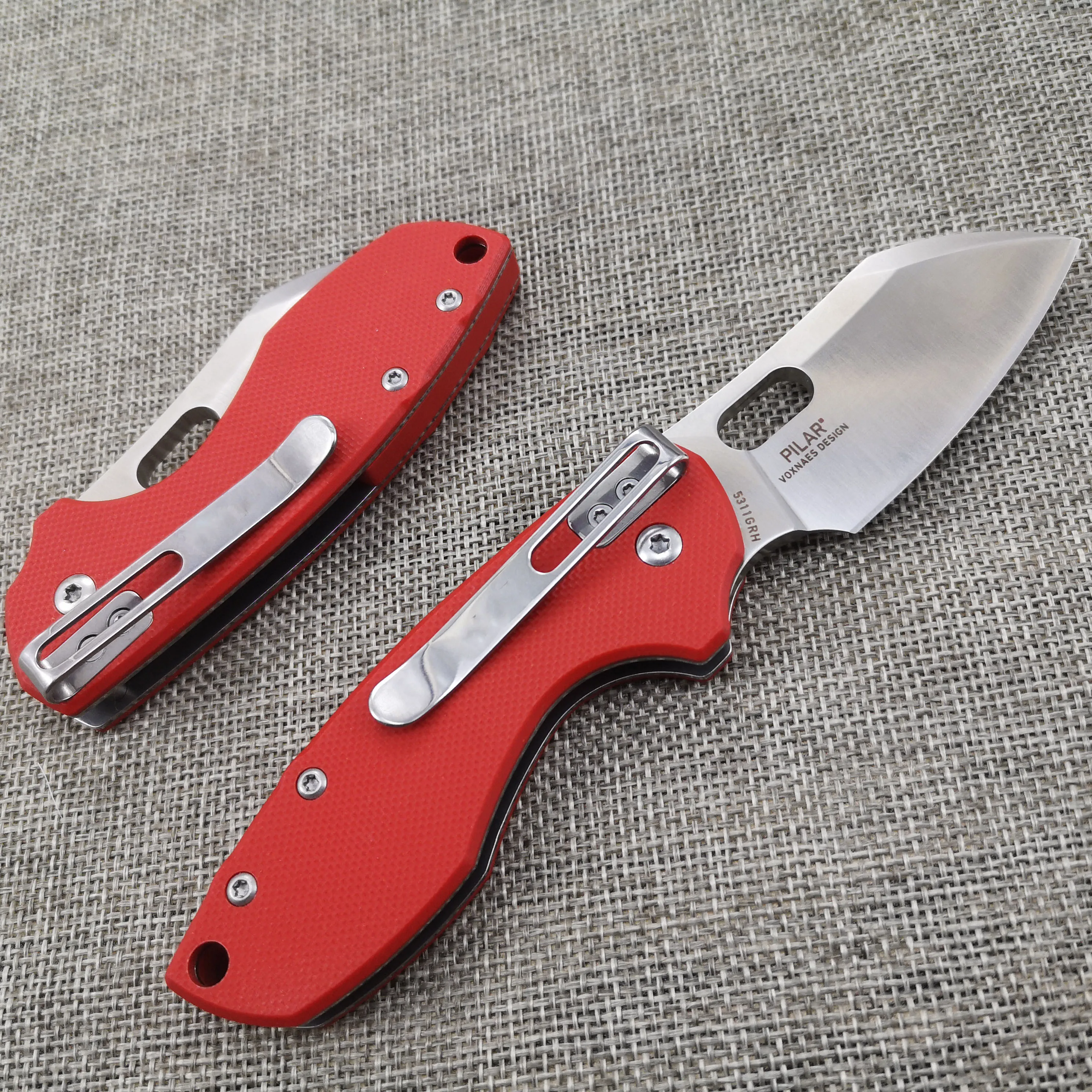Ultra-light portable Folding knife Outdoor Knife 8cr13mov Steel blade material G10 handle Pocket knife camping tool 2