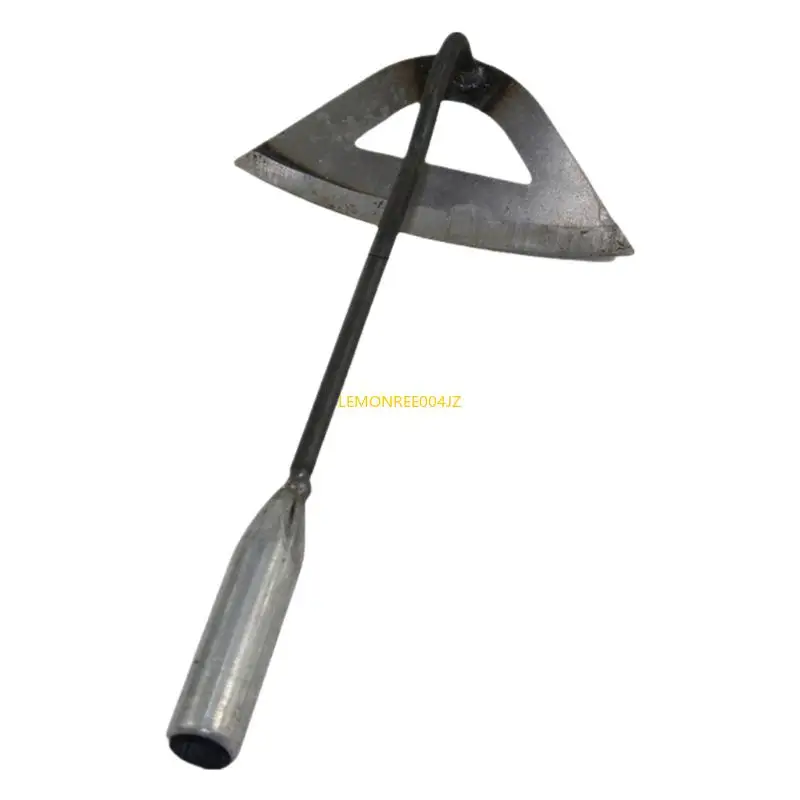 E7CD Gardening Tools Hollow Hoe All-Steel Hardened Hollow Hoe Garden Weeding Tools