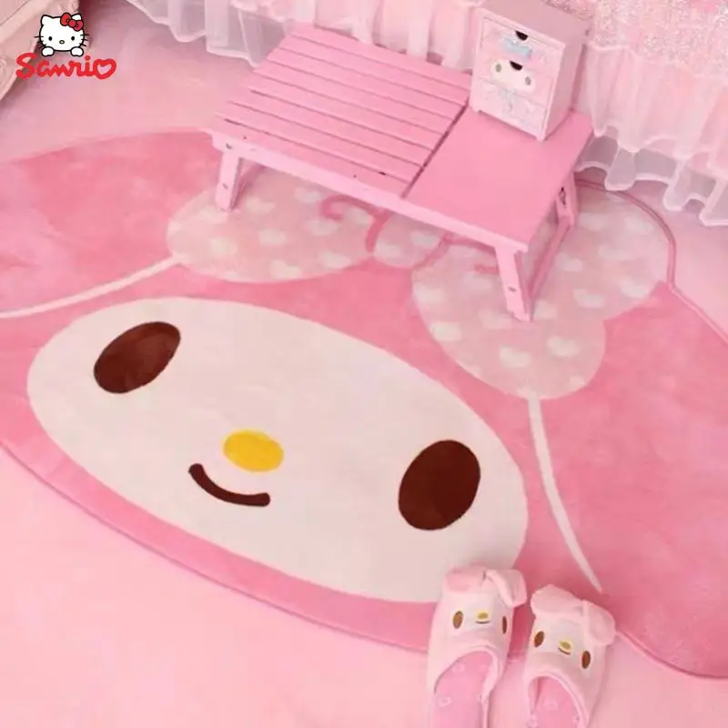 

Мультяшный Sanrio Cinnamoroll Mymelody Kawai ковер бытовой прикроватный коврик для спальни Cute Girl Room напольный коврик комод ножной коврик подарок