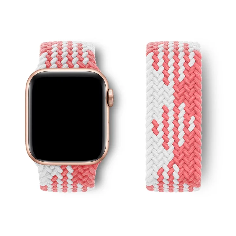 Elastic Braided Loop Watch Band Strap in Multiple Sizes