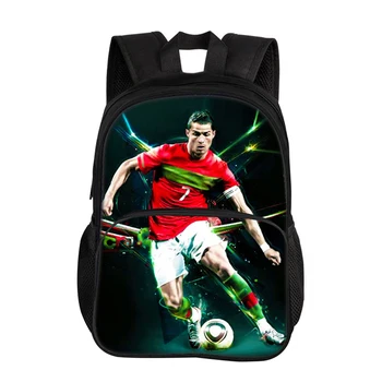 Ronaldo Kids Backpack Sport School Bag Boys Girls Backpack CR Backpack Football Star Book Bags for Boys Girls Best Gift 1