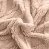 Winter Warm Blankets Fluffy Blanket for Bedroom Comfortable Blankets Soft Bed Covers Solid Color Autumn Bedspread Bed Suppiles 2