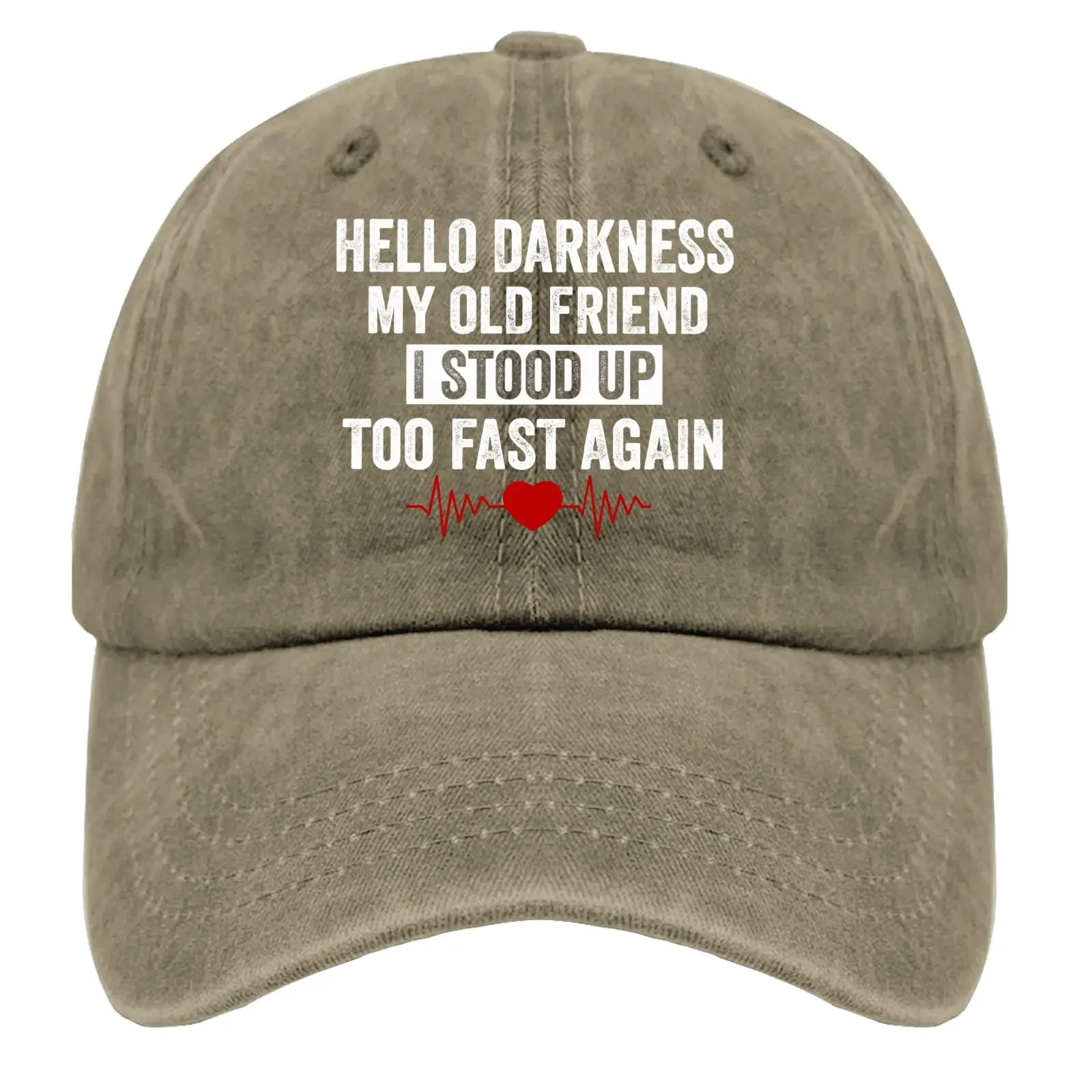 Шляпа от солнца с надписью «Hello Dark» для моих старых друзей