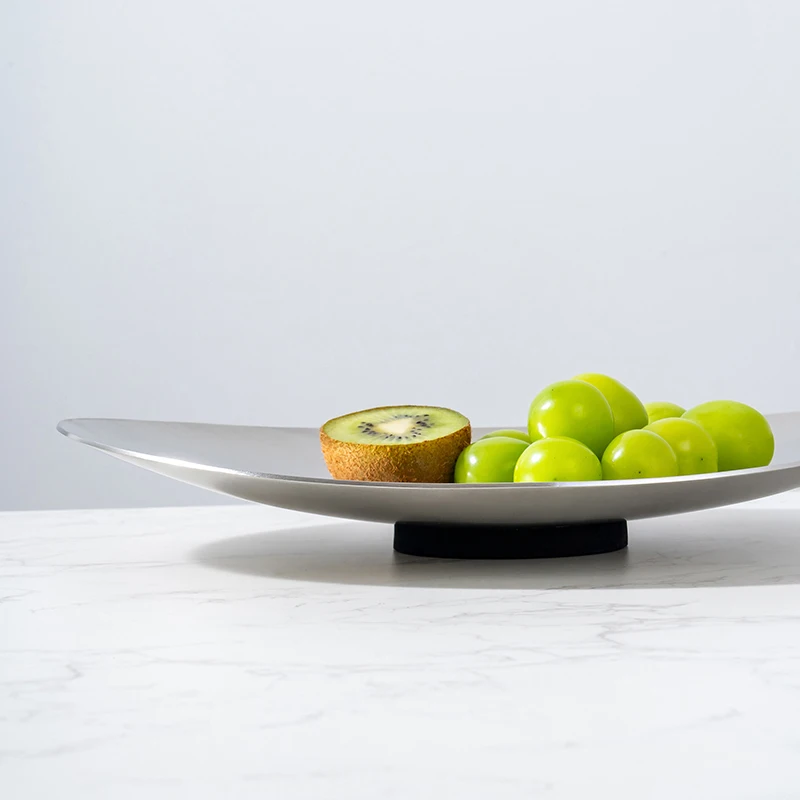 INS Fashion Kitchen Storage Dessert Table Chic Sample Room Hotel Decoration Mirror Plate Fruits Cheese Biscuit Coffee Cup Cake
