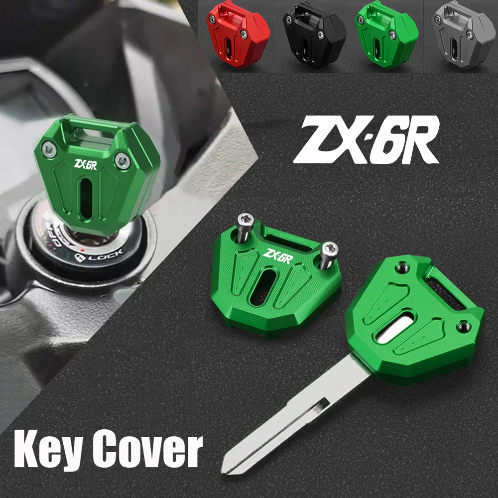 

ZX 6R ZX-6R 22-19 Motorcycle CNC Aluminum Accessories Key Case Cover Shell Fit For KAWASAKI ZX6R 2019 2020 2021 2022 zx6r zx-6r