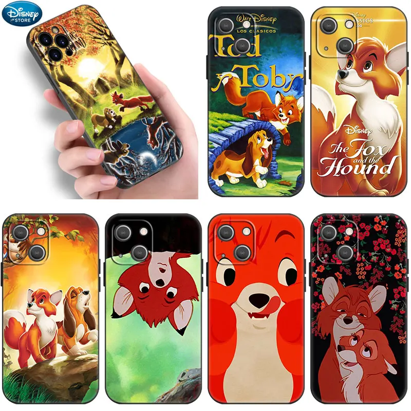 Disney The Fox And The Hound Phone Case For Apple Iphone 14 11 12 13 Mini Pro Xr X Xs Max 6s 7 8 Plus 5 Se 22 Black Cover Aliexpress
