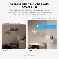 1-10PCS SONOFF ZBMINIR2 Zigbee3.0 Smart External Switch Control Compact Size Requires Neutral Wire Works with Alexa Google Home - Image 3