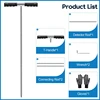 Solid Stainless Steel Soil Probe Rod, Adjustable 17-32-48 Inch, Septic Tank Probe Rod, Ground Probe With T-Handle 2