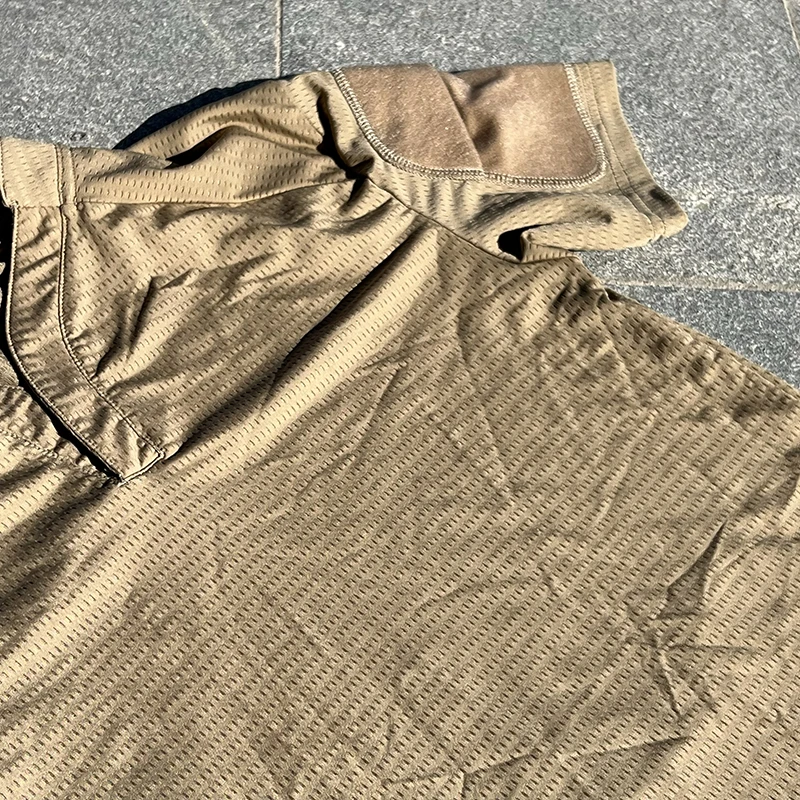 Summer Men's Quick Drying Short Sleeve T-Shirt Outdoor Army Fan Tactical CAG Breathable Ice Cool T-Shirt